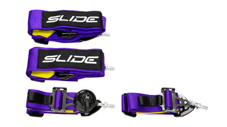 Racing seat belts SLIDE V2 Quick purple 4p 3"