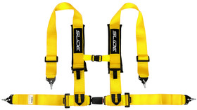 Racing seat belts SLIDE V2 yellow 4p 3" E4