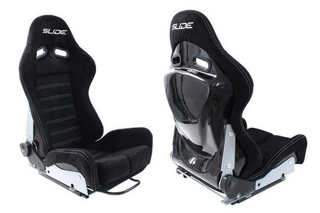 Racing seat SLIDE X3 suede Black S