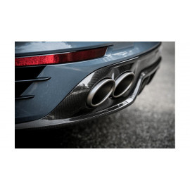 Porsche 911 Turbo/Turbo S (991.2) Rear Carbon Fiber Diffuser-High Gloss Akrapovic