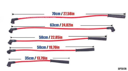 Ignition Leads Dacia Duster Lada Niva Mazda 626 1.4-2.0L 71-02 Blue