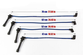 Ignition Leads Honda CRV Accord Civic 94-06 Blue