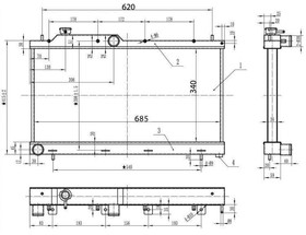 Sportowa chłodnica wody Subaru Impreza 2008-2016
