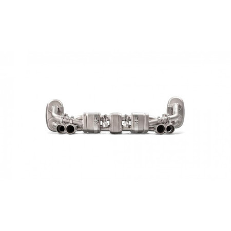 Porsche 911 Carrera Cabriolet /S/4/4S/GTS (991) Slip-On Line (Titanium) Akrapovic