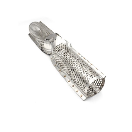 Transverse Straight-Through Muffler E502 – Elliptical, Non-Embossed, Universal, Stainless Steel T304