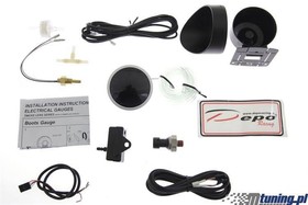 Gauge 60mm 4in1 Turbo/Volt/Oil Pressure/Oil Temperature Depo WA