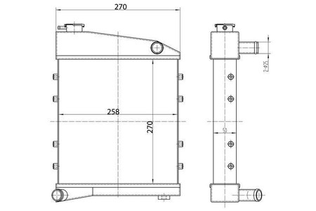 Performance Radiator Austin Mini Classic Cooper