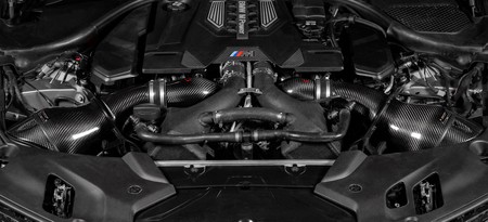 Turbo intake system BMW F9X M5 / M8 Turbo Eventuri  