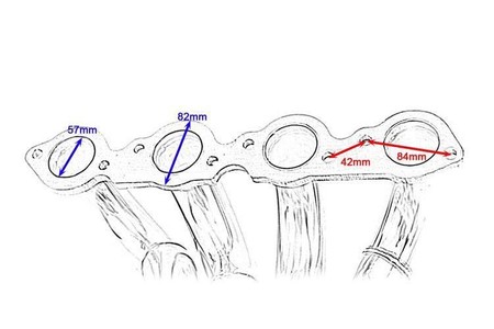 Exhaust manifold Chevrolet 396 402 427 Big Block