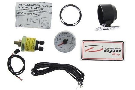 Zegar 52mm Ciśnienie Oleju Depo WBL