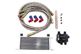 Oil Cooler Kit 15 Rows + Thermostatic Module D1Spec