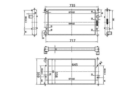 Sportowa chłodnica wody Subaru BRZ/Toyota GT86