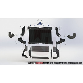 Intercooler Nissan GT-R R35 Kit Wagner Tuning