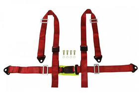 Racing harness 4-point 2" red – E4 homologation