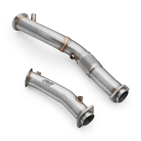 Downpipe BMW M3 Competition (G80, G81) S58B, M4 (G82/G83) 3.0 S58 with heat shield