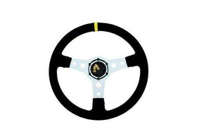 PRO sport steering wheel 350 mm black suede – 0 mm offset