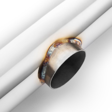 Transverse Straight-Through Muffler E502 – Elliptical, Non-Embossed, Universal, Stainless Steel T304