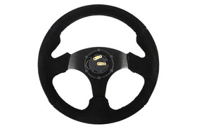 SLIDE steering wheel 320 mm suede black - 20 mm offset