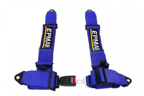 Sport Racing Harness 4-Point 3 Inch Blue – EPMAN