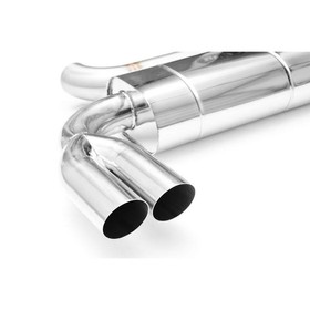Universal elliptical muffler E206GP 70 with embossing
