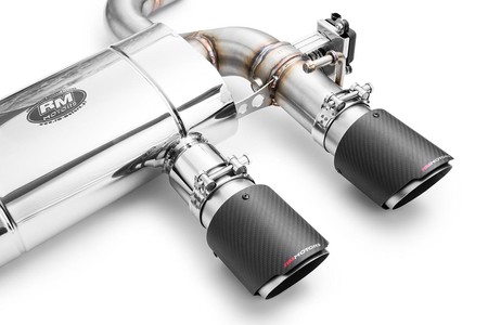 Rear muffler Volkswagen Golf VI R 2.0 TFSI 76 mm