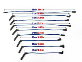 Ignition Leads Jeep Grand Cherokee 5.2 5.9 V8 92-99 Blue