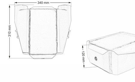 Intercooler wodny 115x255x150 3" 2x90st