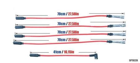 Ignition Leads Audi A6 Coupe Carbiolet 1.8-2.8L 89-00 Blue