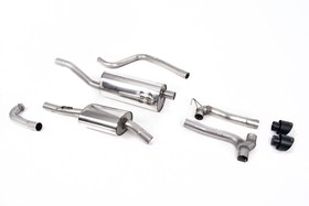 Cat-back Ford Fiesta MK8 1.0T EcoBoost ST-Line 3 & 5 Door ( Non-OPF/GPF Models Only ) - Dual Outlet Maxton Kits 2017 - 2019 Milltek Sport