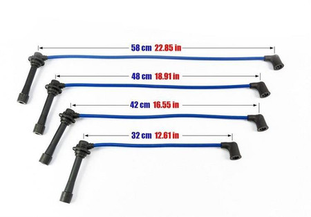 Ignition Leads Mazda MX-3 MX-5 Xedos 323 Turbo Red