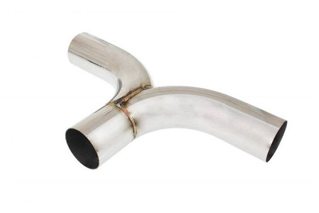 Exhaust Y-Pipe 180° 76/76mm 304SS