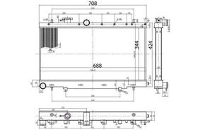 Chłodnica wody Subaru Impreza GDA/GDB WRX