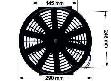 Wentylator 10" typ 1 tłoczący/ssący