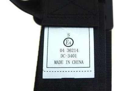 Racing harness 4-point 2" red – E4 homologation