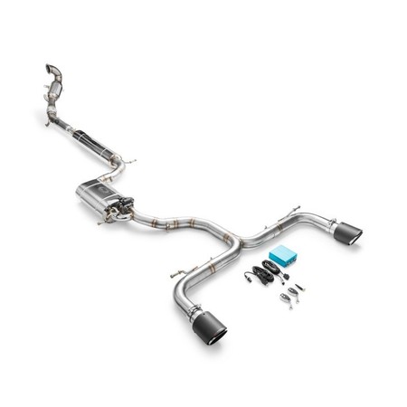 Complete exhaust system for Seat Leon Cupra 3 with sport catalyst E3/100+2/101