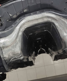 Mata termiczna samoprzylepna 0.8mm 0.3x0.6m Aluminium/Włókno szklane