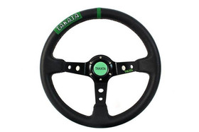 Kierownica sportowa PRO 350 mm Takata skórzana – offset 80 mm
