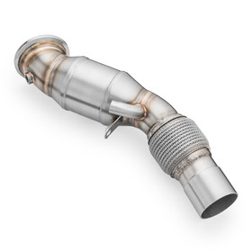Downpipe BMW F32 F33 F36 LCI 420i 420ix 430i 430ix B48 with muffler