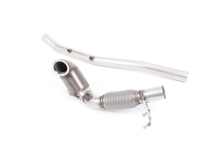 Large Bore Downpipe and Hi-Flow Sports Cat Volkswagen Golf MK7.5 R Estate / Variant 2.0 TSI 300PS ( GPF Equipped Models Only ) 2019 - 2020 Milltek Sport