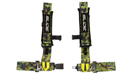 Racing seat belts SLIDE V2 camo 4p 3" E4 