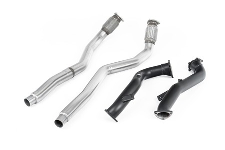 Large-bore Downpipes and Cat Bypass Pipes Audi S6 4.0 TFSI C7 Quattro 2012 - 2018 Milltek Sport