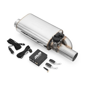 Chamber muffler kit with electric valve EV05 76/350