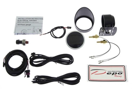 Zegar 60mm 4w1 Ciśnienie Oleju/Volt/Temperatura Oleju/Temperatura Wody Depo WA