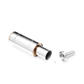 Round rear muffler TOK2 63/89/150 with silencer