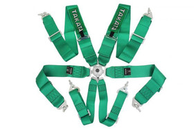 Racing harness 6-point 3" green – Takata Replica, harness