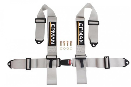 Racing seat belts 4p 3" EPMAN Grey