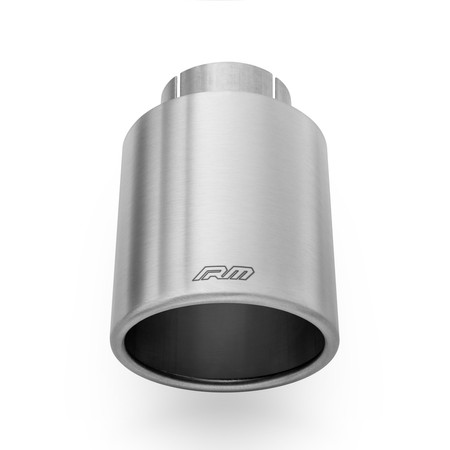 Straight stainless steel satin tip KPZS101/50