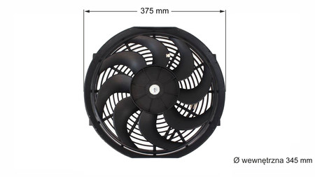 Wentylator Pro 14" ssący