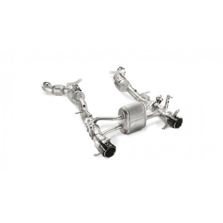 Ferrari 488 GTB/488 Spider Link Pipe Set w/o Cat Stainless Steel Akrapovic
