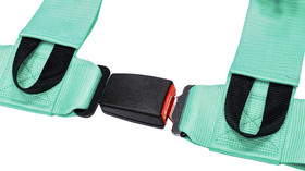 Racing seat belts SLIDE V2 mint 4p 3" E4 
